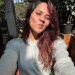 Anasuya Bharadwaj Instagram - Apricity.. the warmth of the Sun in winter ☀️🧣
