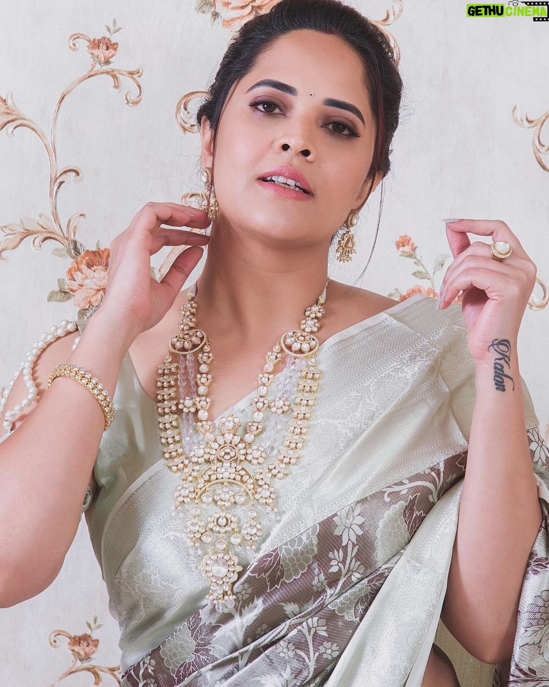 Anasuya Bharadwaj Instagram - Other people liking you is a bonus You liking you is the real prize. Be a winner at that. π Look,Blouse design & Styled by @rishi_chowdary Blouse @ithiofficial MUA @makeupbysiva HSA @telusivakrishna Accessories @neelias_official PC @valmikiramuphotography Celebrity Management by @kalyansunkara @umediaentartainments Asst by @karthik12340
