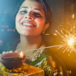 Anasuya Bharadwaj Instagram - Love. Lights. Happiness. ♾️❤️🪔✨🧿 #Diwali2023 🪔✨