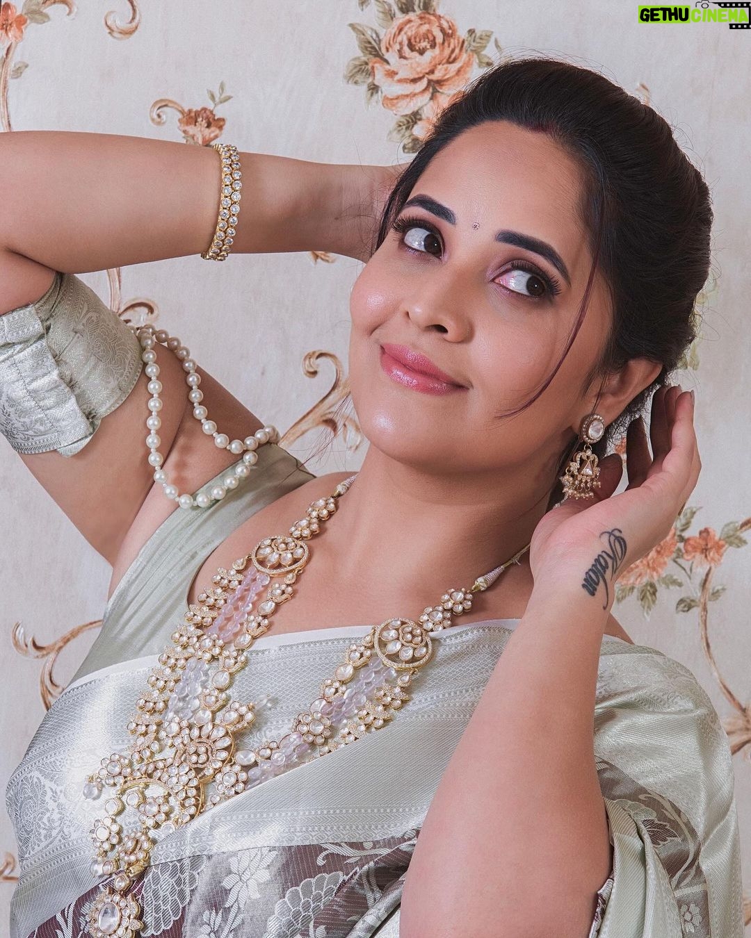 Anasuya Bharadwaj Instagram - Other people liking you is a bonus You liking you is the real prize. Be a winner at that. π Look,Blouse design & Styled by @rishi_chowdary Blouse @ithiofficial MUA @makeupbysiva HSA @telusivakrishna Accessories @neelias_official PC @valmikiramuphotography Celebrity Management by @kalyansunkara @umediaentartainments Asst by @karthik12340