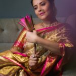 Anasuya Bharadwaj Instagram - Strength is looking back and seeing what you’ve been through and knowing you were strong enough to make it through! 💪🏻🩷 Look,Blouse design & Styled by @rishi_chowdary Blouse @ithiofficial MUA @makeupbysiva HSA @telusivakrishna Jewellery @ithijewels PC: @valmikiramuphotography Celebrity Management by @kalyansunkara @umediaentartainments Asst by @karthik12340