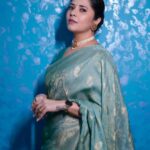 Anasuya Bharadwaj Instagram - For #Razakar promotions.. Have you known your history yet?? Styling @rishi_chowdary Accessories @bcos_its_silver MUA @makeupbysiva HSA @telusivakrishna PC: @valmikiramuphotography