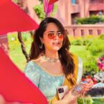 Anasuya Bharadwaj Instagram - 🌼🌸🌺💛🩵🧿 #DevarKiShaadi