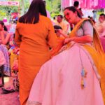 Anasuya Bharadwaj Instagram - 🌼🌸🌺💛🩵🧿 #DevarKiShaadi