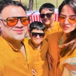 Anasuya Bharadwaj Instagram - 🌼🌸🌺💛🩵🧿 #DevarKiShaadi