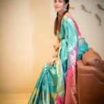 Anasuya Bharadwaj Instagram - .. But then see.. I am still a 👧🏻 at ❤️ 🫠🥰 Blouse design and Styling @rishi_chowdary Blouse @ithiofficial Saree @aakruti_shoppingmall Accessories @bcos_its_silver MUA @makeupbysiva HSA @telusivakrishna PC @delight_photography_official Celebrity management @kalyansunkara @umediaentartainments