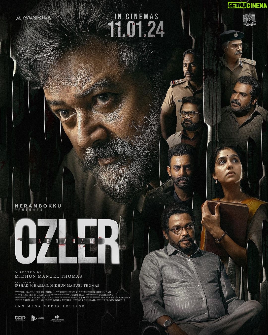 Anaswara Rajan Instagram - ABRAHAM OZLER is Coming ⚡️ Worldwide on January 11, 2024 @actorjayaram_official @midhun_manuel_thomas @abrahamozler @arjun_ashokan @saijukurup @anaswara.rajan @senthil_krishna_rajamani @aryasalimofficial @nerambokku @irshadmhassan_ @avenirtek @thenieswarcinematographer @midhunmuku @shameer__muhammed @johnmanthrickal @ronexxavier4103 @iamprincejoy @sunil.singh1981 @sapthaarecordsindia @yellow_tooths @truthglobalfilms @samad_truth @rjsoorajdoha @rebinmk @hameedali_punnakkadan_369 #AbrahamOzlerMovie