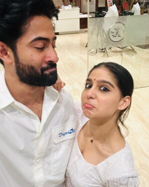 Anaswara Rajan Instagram - Yours truly Suja and Alexander ✨🤍
To this wonderful co star and beloved friend; 

#abrahamozler running successfully in theatres near you!!

@sbk_shuhaib