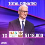 Anderson Cooper Instagram – Last week on @jeopardy the contestants raised $118,000 for @hashaiti. The Hospital Albert Schweitzer in a remote region of #Haiti. I want to thank the folks at #Jeopardy who matched their winnings and donated the money, and the amazing contestants for playing so well: Kimberly Stunkel, Dan Singer, Kelly Donahue, Monica St. Dennis, Mike Nelson, Max Nupen, Ellen Clarke, Logan Crossley, Nina Patel, Donna Vorreyer, and Patrick Hume. It was such a pleasure to watch you play!  I’m excited for another fun week as guest host!