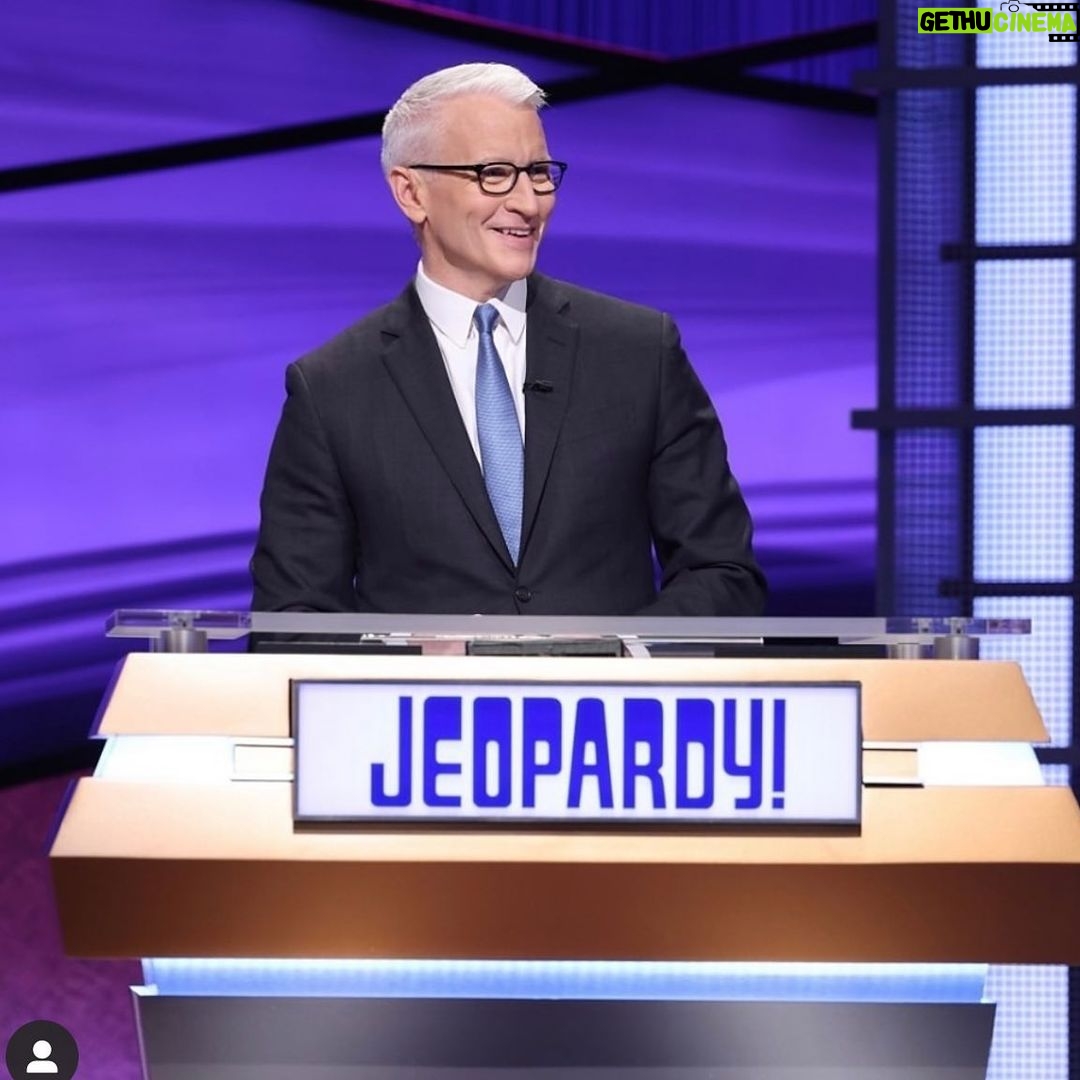 Anderson Cooper - 172.4K Likes - Tonight is the first night I guest host on Jeopardy! I rarely get nervous, but I definitely was the first moment I stood behind Alex Trebek’s podium. It was a great honor and very moving for me. I have watched @Jeopardy since I was in high school (back when i had brown hair.) I am such a fan of the show and miss watching Alex, who was the perfect host, and conducted himself with such intelligence, humor and grace. I will be on for the next two weeks, April 19-30th. I hope I do ok. #Jeopardy #AlexTrebek