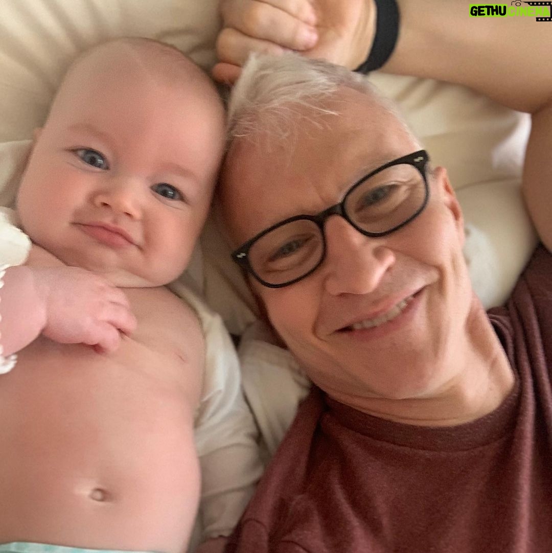 Anderson Cooper - 627.9K Likes - My son will be five months old in less than two weeks. He is such a happy baby even though he has started teething. He loves being read to and so far Dr. Seuss is his favorite, particularly One Fish, Two Fish, Red Fish, Blue Fish. Ok, that’s my favorite, but he does seem to like it a lot.