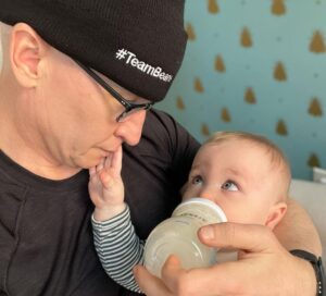 Anderson Cooper Instagram - As a new parent, I am lucky that my son is healthy, but there a lot of kids facing life-threatening illnesses. Francesca “Beans” Kaczynski died of a rare brain cancer when she was just 9 months old. In her honor, we at CNN are raising money for kids with cancer. Be part of #TeamBeans! Proceeds from the sale of these beanies go to @DanaFarber. Buy them at http://teambeans.shop, or donate directly to Dana-Farber.org or @danafarber on instagram.