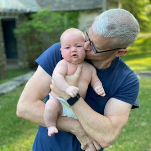 Anderson Cooper Instagram - Wyatt is 10 weeks old and doing great. He likes naps and milk, bath time and being read to. Thank you for all your lovely cards and messages!