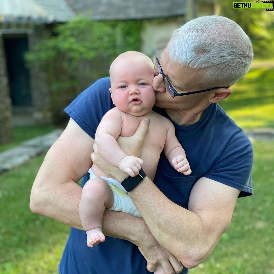 Anderson Cooper - 641.8K Likes - Wyatt is 10 weeks old and doing great. He likes naps and milk, bath time and being read to. Thank you for all your lovely cards and messages!