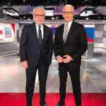 Anderson Cooper Instagram - always an honor being with the hardest-working man in news @wolfblitzer. Covering Iowa Caucuses till midnight.. and beyond!