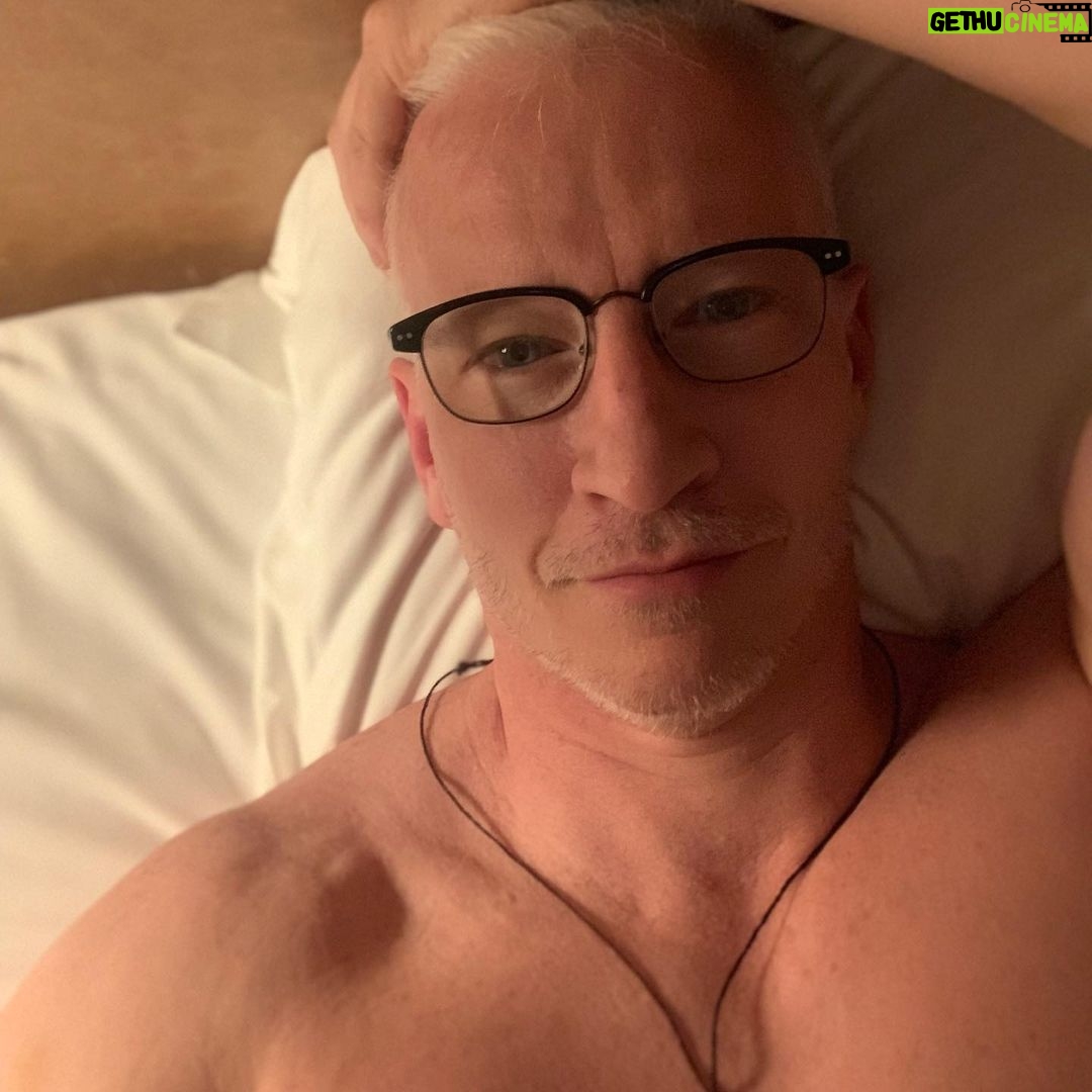Anderson Cooper - 163.6K Likes - Final post in the #BlitzerBeardChallenge. After ten days without shaving this is all managed to grow. Patchy and scraggly, I know, but i kind of like it.
