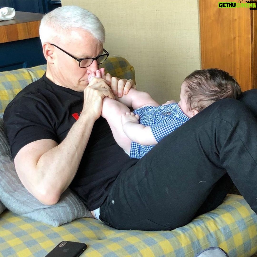 Anderson Cooper - 201.5K Likes - Went over to @bravoandy’s to work on our upcoming shows in #NYC at the @beacontheatre and ended up playing with baby Benjamin instead. He is the best baby and i couldnt stop smelling and kissing him. Im obsessed.