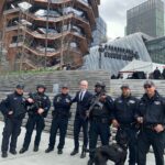 Anderson Cooper Instagram – I’m so thankful for all the men and women of the @nypd. It is the toughest job imaginable, and i appreciate all their hard, and dangerous work! @hudsonyards. #theVessel