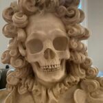 Anderson Cooper Instagram – 18th century Italian, marble, Memento Mori. “Respice post te. Hominem te memento.” @colnaghi1760