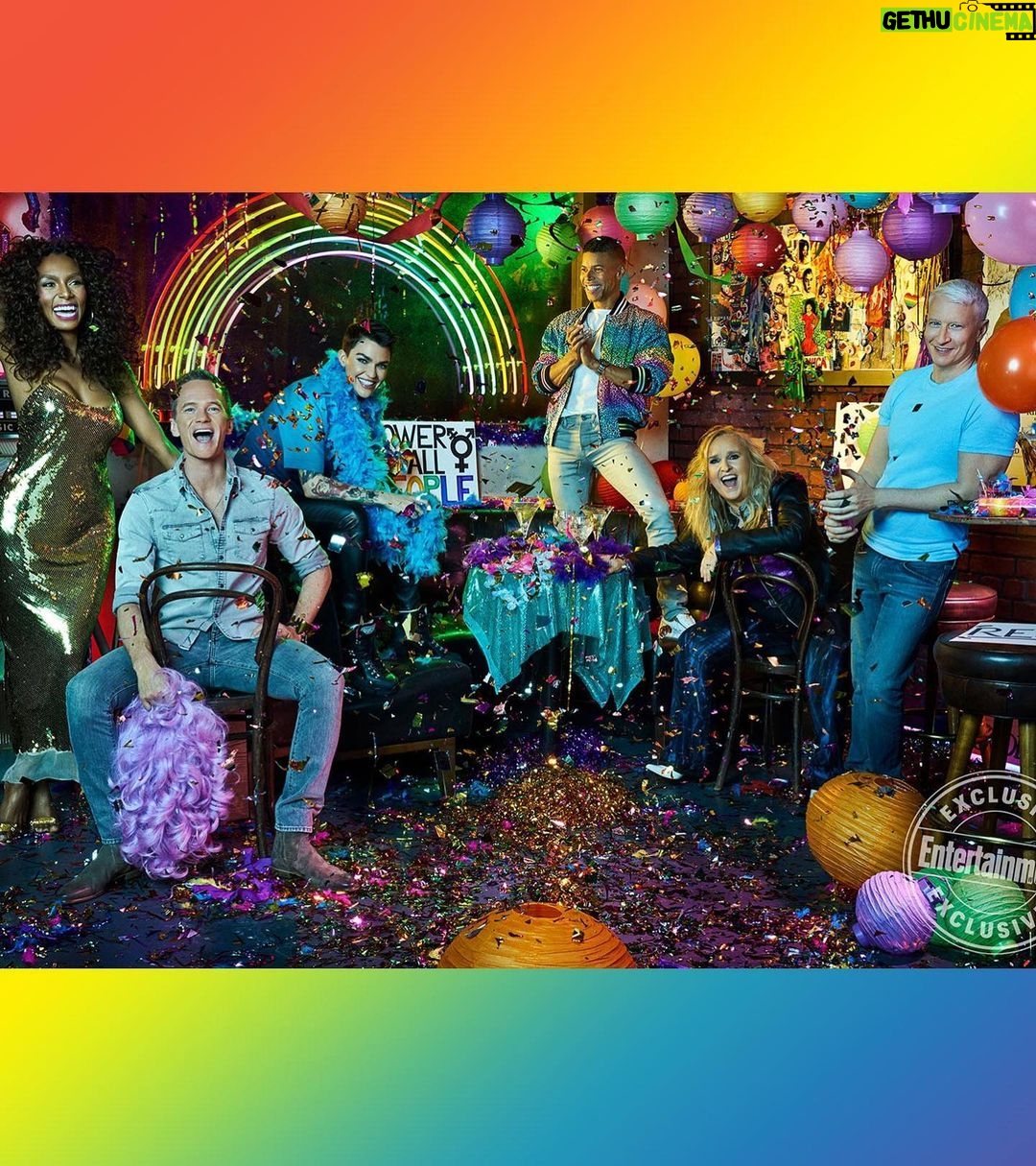 Anderson Cooper - 156.2K Likes - Just got sent one of several covers of @entertainmentweekly’s Pride issue. Here is the link to the article: https://ew.com/celebrity/ew-cover-lgbtq-issue-stonewall-50th-anniversary/?utm_source=smsshare. photos by @carterbedloesmith for EW.