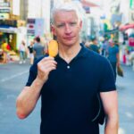 Anderson Cooper Instagram - Frozen mango on a stick.... maybe the best thing ever! Just one of several dozen things i love about #Seoul. Such a cool city! I may have to stop and get another frozen mango popsicle before speaking at the #CNHForum2018 tomorrow.... and maybe one afterwards. Come on NYC where are the frozen mango popsicles?