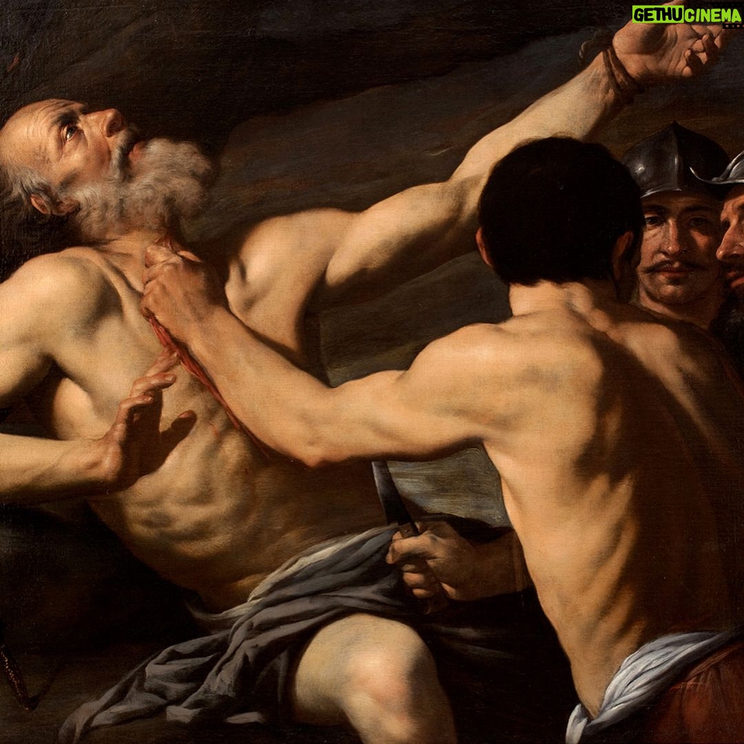 Anderson Cooper Instagram - Just came across this painting by 17th century Italian artist, #AndreaVaccaro, who was heavily influenced by #Caravaggio and #Ribera. Entitled “Saint Lawrence Led To His Martydom,” it now joins two other similar works by Vaccaro that I love. Thanks @colnaghi1760