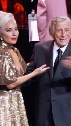 Anderson Cooper Instagram - At the end of Tony Bennett’s 2021 performance at Radio City Music Hall, Lady Gaga escorted him off the stage one last time. “Just simply being the woman that got to walk him off stage, that’s enough for me,” said Lady Gaga. Bennett died Friday morning at 96.