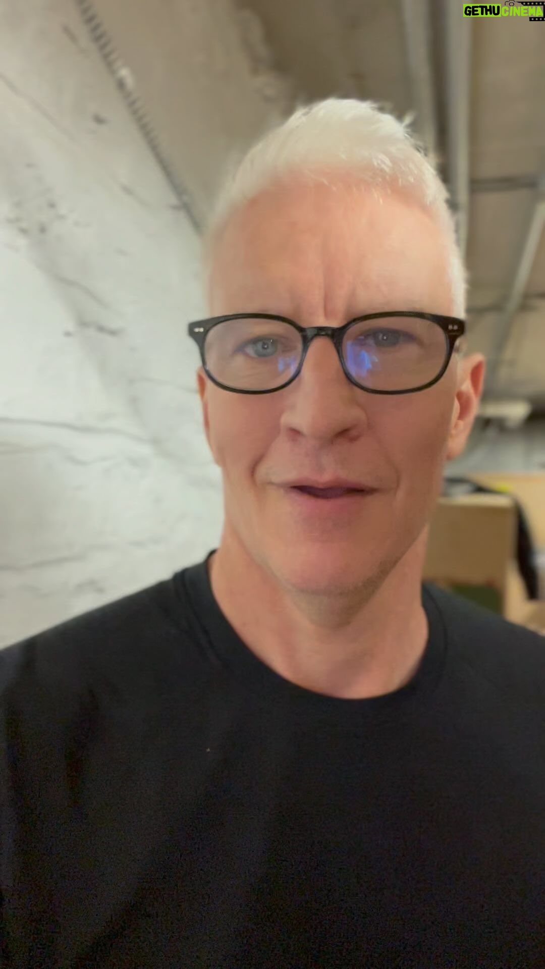 Anderson Cooper Instagram - Just wanted to thank you for all your messages about my new podcast “All There Is.” The 2nd episode with @colbertlateshow is available now. The 3rd episode is out Wednesday. The link is in my instagram bio.