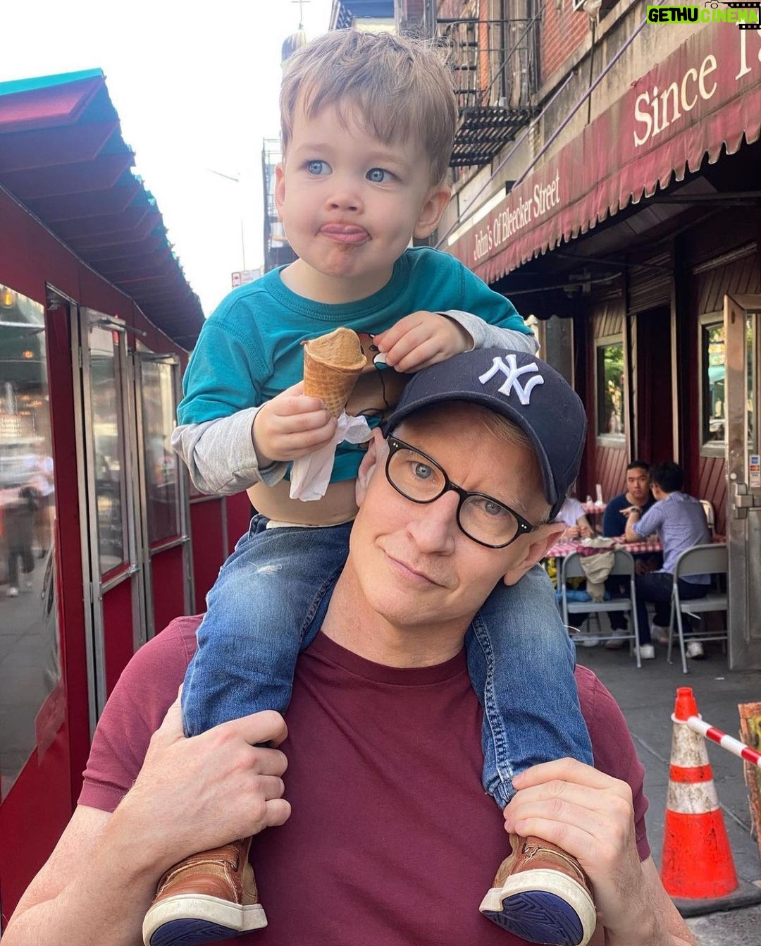 Anderson Cooper - 292.8K Likes - For much of my life, Father’s Day was the day i avoided, pretending it didn’t exist, or that i’d forgotten what day it was. The pain of remembering was just too great. The loss of my dad, who died when i was ten, was so painful, and still is at times. But today I celebrated Father’s Day, remembering my dad, Wyatt, with little Wyatt and Sebastian and their Papa, Benjamin. I can’t believe how lucky I am.