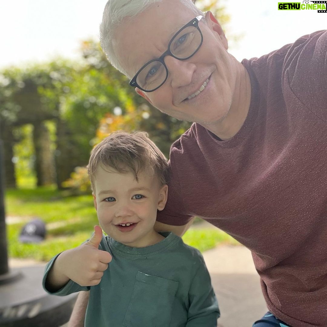 Anderson Cooper - 201.9K Likes - Thanks for all the lovely birthday wishes. I feel so blissfully happy and lucky to have these two sweet, funny, little boys in my life.