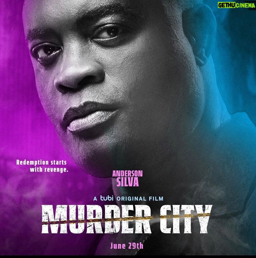 Anderson Silva Instagram - Salve meu povo logo tem novidades ππΎπ₯°π₯°π₯ππΎπ₯°π Murder City June 29th on @tubi @village.roadshow Thank you @olmospix @coltermikecolter @stephaniesigman @jessejohngarcia