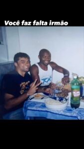 Anderson Silva Instagram - Você sempre é lembrado por nós, irmão, mas hoje, por algum motivo, bateu uma saudade imensa de você. Eu e @marcosdunker_bjj te amamos muito e sentimos muito a sua falta, meu irmãozinho. Vamos estar juntos de novo, em algum momento bad boys para sempre.