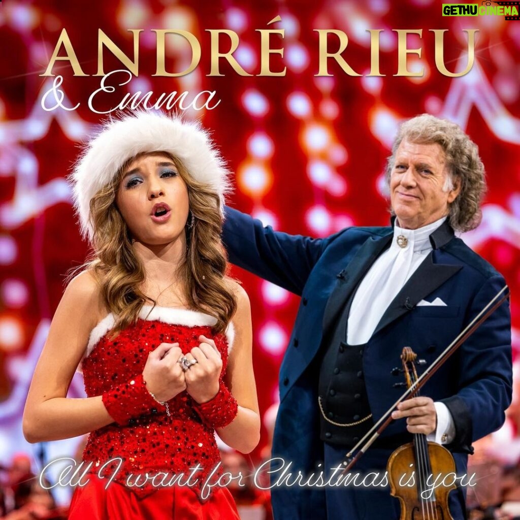 André Rieu Instagram - 🎄✨ Our Christmas gift to you: “All I Want For Christmas Is You” and “White Christmas” are officially out on all streaming platforms! Stream now 👉 Link in bio! 🎅🏼 #andrerieu #classicalmusic #emmakok #music #christmasmusic #xmasmusic #🎻 #alliwantforchristmas #alliwantforchristmasisyou #mariahcarey #whitechristmas #christmas