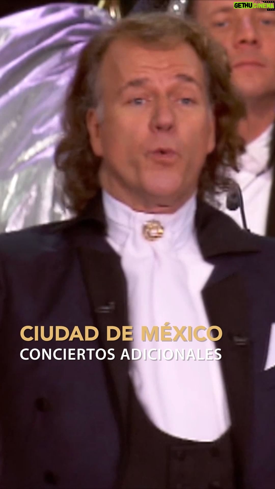 André Rieu Instagram - ¡México! 🇲🇽 ¡Buenas noticias! Due to the great interest, two more concerts have been added at Auditorio Nacional! Tickets are NOW available at www.andrerieu.com/tour Additional concerts: March 28 and 29, 2024, Auditorio Nacional, Mexico City