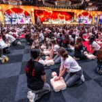 André Rieu Instagram - Pictures of yesterday's CPR event with 2000 children in Maastricht. It’s so important, AND it was so much fun! 🙂 Anyone can learn how to perform CPR in less than an hour. Find a training in your area and help save lives! ❤