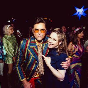 Andrea Barber Instagram - Who’s feelin’ groovy?! 💃🏻🪩🕺 60 looks good on you, Uncle J! Love you! 📸: @micalaaustin