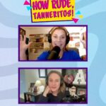 Andrea Barber Instagram - It’s time for a new episode of How Rude, Tanneritos! And Kimmy Gibbler has arrived! 🥓🍳 Check it out, wherever you listen to podcasts! @howrudepodcast