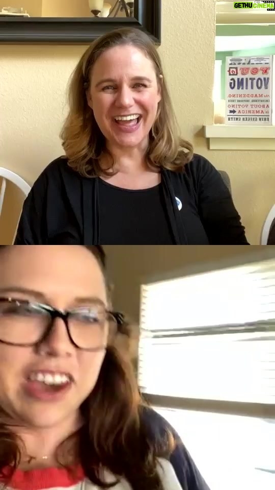 Andrea Barber Instagram - Andrea and Kim talk all things voting!