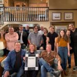 Andrea Barber Instagram - A good friend (hi @johndbeck!) reminded me it was a year ago this week that we shot the script that I wrote for @fullerhouse. The writers couldn’t have been more welcoming, supportive, and kind. ❤️ I will never forget this moment...or the many, many stories told in the writers’ room. 😆✏️📄 #fullerhouse #yentacorner #whyisitsocoldinhere Fuller House Stage 24