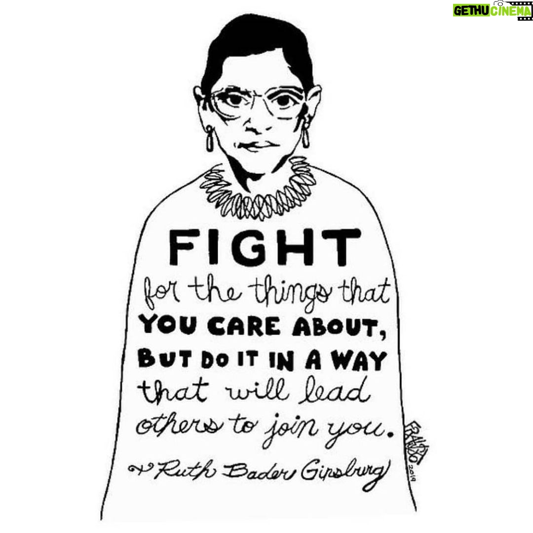 Andrea Barber Instagram - Thank you for everything you did for us. Rest In Peace, RBG. 💔
