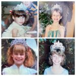 Andrea Barber Instagram - Today I turn 45. 🥳 Every year my mom takes a picture of me wearing the “birthday crown,” which is the same crown she wore the night she was crowned Prom Queen in high school - also coincidentally, the same night my dad proposed to her 60 years ago! 💍 This is my first birthday without her. Today I’m filled with gratitude for her, this tradition she started 45 years ago, and all of these priceless pictures. What a gift! The last thing she gave me was this crown. I promised her I would solder the parts that have come loose and keep it safe forever. 💞👑 Thanks, Mom. I miss you. 💫