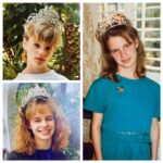 Andrea Barber Instagram - Today I turn 45. 🥳 Every year my mom takes a picture of me wearing the “birthday crown,” which is the same crown she wore the night she was crowned Prom Queen in high school - also coincidentally, the same night my dad proposed to her 60 years ago! 💍 This is my first birthday without her. Today I’m filled with gratitude for her, this tradition she started 45 years ago, and all of these priceless pictures. What a gift! The last thing she gave me was this crown. I promised her I would solder the parts that have come loose and keep it safe forever. 💞👑 Thanks, Mom. I miss you. 💫