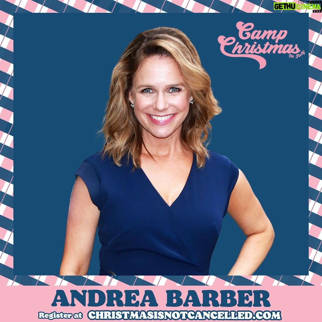 Andrea Barber Instagram - This Thursday, I’m joining Camp Christmas in July to help children in foster care! Come hang out with me virtually by going to ChristmasIsNotCancelled.com and using my code AndreaGives to get $10 off so you can join the fun, support the mission, and get entered to win incredible prizes!