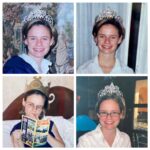 Andrea Barber Instagram - Today I turn 45. 🥳 Every year my mom takes a picture of me wearing the “birthday crown,” which is the same crown she wore the night she was crowned Prom Queen in high school - also coincidentally, the same night my dad proposed to her 60 years ago! 💍 This is my first birthday without her. Today I’m filled with gratitude for her, this tradition she started 45 years ago, and all of these priceless pictures. What a gift! The last thing she gave me was this crown. I promised her I would solder the parts that have come loose and keep it safe forever. 💞👑 Thanks, Mom. I miss you. 💫