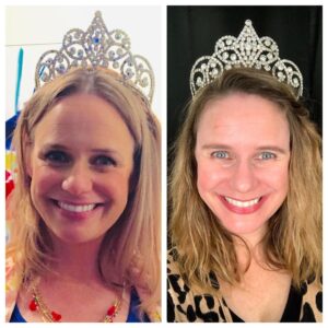 Andrea Barber Instagram - Today I turn 45. 🥳

Every year my mom takes a picture of me wearing the “birthday crown,” which is the same crown she wore the night she was crowned Prom Queen in high school - also coincidentally, the same night my dad proposed to her 60 years ago! 💍 

This is my first birthday without her. Today I’m filled with gratitude for her, this tradition she started 45 years ago, and all of these priceless pictures. What a gift! The last thing she gave me was this crown. I promised her I would solder the parts that have come loose and keep it safe forever. 💞👑

Thanks, Mom. I miss you. 💫