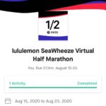 Andrea Barber Instagram - It wasn’t as pretty as running around the Seawall, but the @lululemon SeaWheeze Virtual Half Marathon is complete. ✅ Grateful for runner friends and our group chat - “miles apart but together as one.” 💖 #seawheeze2020