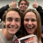 Andrea Barber Instagram - I promised my nephew @garrett_barber_ I wouldn’t embarrass him at his performance tonight...but I didn’t say anything about Instagram!! 😜😜 I’m proud of you and your newfound dance skills, G! Bravo!🕺🏻🌟 (📸💣: @taterytky)