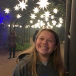 Andrea Barber Instagram - Had a fun mom-daughter date with Felicity at the Enchanted Forest of Light! 💫🌲 Enchanted Forest at Descanso Gardens