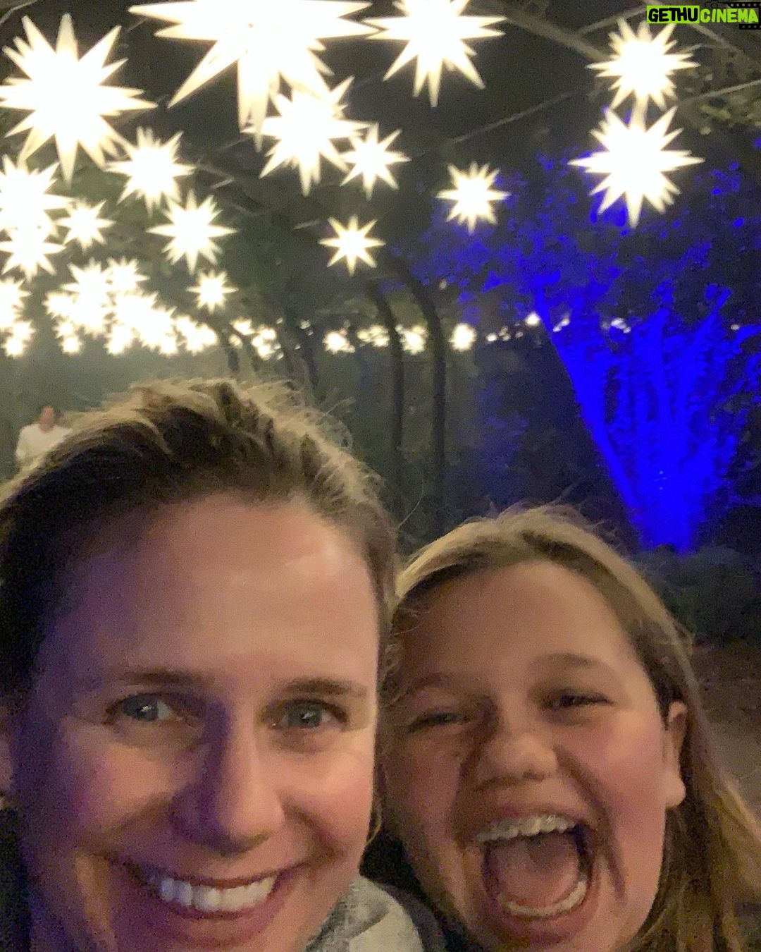 Andrea Barber Instagram - Had a fun mom-daughter date with Felicity at the Enchanted Forest of Light! 💫🌲 Enchanted Forest at Descanso Gardens