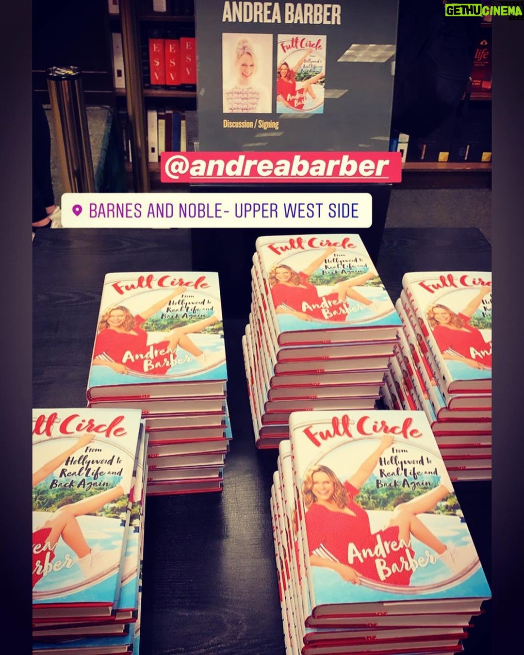 Andrea Barber Instagram My very first book signing as a published